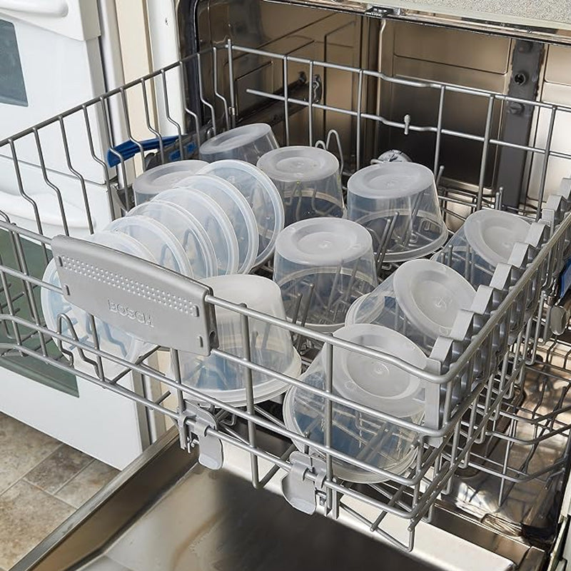 Disposable Soup Cups with Lids – 8oz, 12oz, 16oz, 24oz, 32oz, 240 Pack, Microwave & Freezer Safe