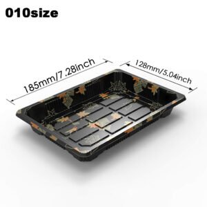 1200Pack-Sushi Tray with Separate Lid and Base