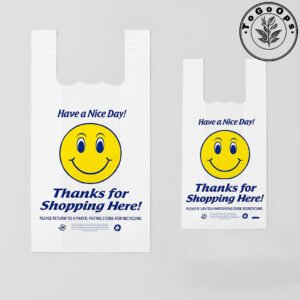 Plastic T-Shirt Shopping Bags