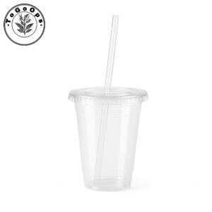 1000 Pack – Plastic PP Drinking Cups with Lids