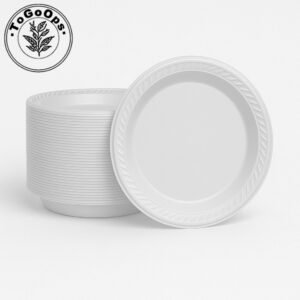 50Pack-Disposable Plastic Plates